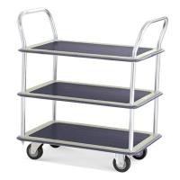 ราคา HL-130DN รถเข็นพื้นเหล็ก 3 ชั้น มือจับ 2 ข้าง 220 กก. (Y010341)