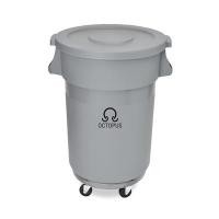 ราคา ถังขยะใหญ่พร้อมฐานล้อ ฝาเรียบ Octopus MWB-16 168 ลิตร (Y018087)