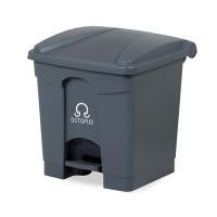 ราคา PB-30 สีเทา ถังขยะขาเหยียบ ทรงเหลี่ยม 30 ลิตร (Y018092)