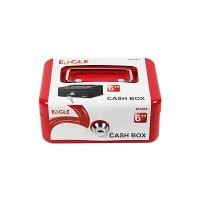 ราคา ตู้เซฟใส่เงินแบบพกพาขนาดเล็ก 8878XS สีแดง อีเกิ้ล 8878XS (Y084278)