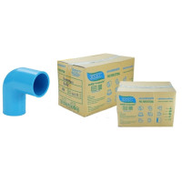 ราคา ข้องอพีวีซี ข้องอหนา PVC 90องศา ขนาด 1.1/2" (1นิ้วครึ่ง) DSAI ดีเอสเอไอ 1 ลัง (YA02625)