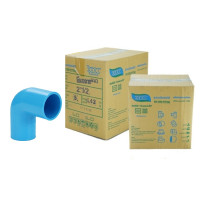 ราคา ข้องอพีวีซี ข้องอหนา PVC 90องศา ขนาด 2.1/2" (2นิ้วครึ่ง) DSAI ดีเอสเอไอ 1 ลัง (YA02627)