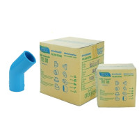ราคา ข้องอหนา PVC 45องศา ขนาด 3/4" (6หุน) DSAI ดีเอสเอไอ 1 ลัง (YA02640)