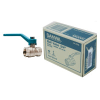 ราคา บอลวาล์วซันวา SANWA ขนาด 3/4 (หกหุน) ทองเหลือง 1 กล่อง (YA03349)
