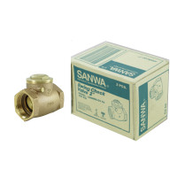 ราคา สวิงเช็ควาล์วซันวา SANWA ขนาด 2 (2นิ้ว) ทองเหลือง 1 กล่อง (YA03361)