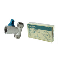 ราคา มินิบอลวาล์ว ผมผ.ซันวา SANWA ขนาด 1/2 (4หุน) ทองเหลือง 1 กล่อง (YA03370)