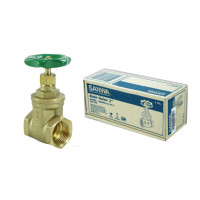 ราคา ประตูน้ำ ซันวา SANWA ขนาด 3 (3นิ้ว) ทองเหลือง 1 กล่อง (YA03379)