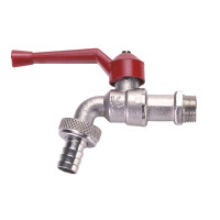 ราคา ก๊อกซันวาทองเหลือง SANWA สนามด้ามแดง ขนาด 3/4 (หกหุน) จำนวน 1 ชิ้น (YA03391)