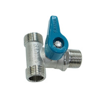 ราคา มินิบอลวาล์ว ผผผ.ซันวา SANWA ขนาด 1/2 (4หุน) ทองเหลือง จำนวน 1 ชิ้น (YA03480)