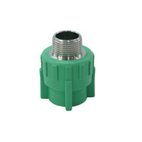 ราคา ข้อต่อตรงเกลียวนอก ขนาด 25x(เกลียว3/4") ไทย พีพีอาร์ THAI PPR จำนวน1ตัว/แพ็ค (YA03824)