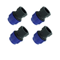 ราคา ข้อต่อเกลียวใน PE ขนาด 25 มิล (3/4หุน) จำนวน 4 ตัว/แพ็ค (YA03928)