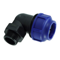 ราคา ข้องอเกลียวนอกพีอี 90องศา ขนาด 40 มิล (1.1/4หุน) จำนวน 1 ตัว/แพ็ค (YA03938)