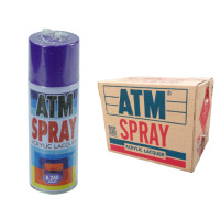 ราคา สีสเปรย์อเนกประสงค์ เอทีเอ็ม (ATM SPRAY) NO.A240 VIOLET สีไวโอเล็ต จำนวน 1 ลัง (12 กระป๋อง) (YA03997)