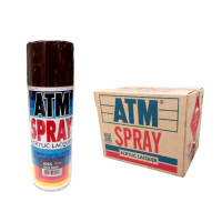 ราคา สีสเปรย์อเนกประสงค์ เอทีเอ็ม (ATM SPRAY) NO.A265 COCOA BROWN สีโกโก้บราวน์ จำนวน 1 ลัง (12 กระป๋อง) (YA04000)