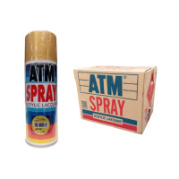 ราคา สีสเปรย์อเนกประสงค์ เอทีเอ็ม (ATM SPRAY) NO.A400 Rich Gold สีทอง ริสโกลด์ จำนวน 1 ลัง (12 กระป๋อง) (YA04005)
