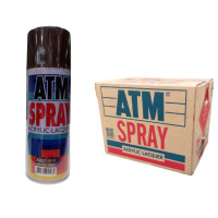 ราคา สีสเปรย์อเนกประสงค์ เอทีเอ็ม (ATM SPRAY) NO.A267 Anti-Rust primer สีรองพื้นกันสนิม จำนวน 1 ลัง (12 กระป๋อง) (YA04008)