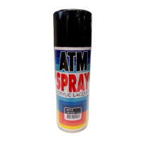 ราคา สีสเปรย์อเนกประสงค์ เอทีเอ็ม (ATM SPRAY) NO.A212 FLAT BLACK สีดำด้าน จำนวน 1 กระป๋อง (YA04031)