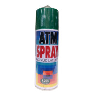 ราคา สีสเปรย์อเนกประสงค์ เอทีเอ็ม (ATM SPRAY) NO.A225 BOARD GREEN สี จำนวน 1 กระป๋อง (YA04043)