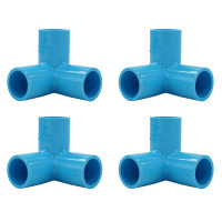 ราคา สามทางตั้งฉาก PVC น้ำไทย ขนาด 1/2" (4 หุน) THAIPIPE จำนวน 4 ชิ้น/แพ็ค (YA05967)