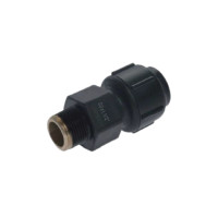 ราคา UHM ข้อต่อเกลียวนอก ขนาด 50x1.1/2 นิ้ว รุ่น PB ระบบสวมล็อค สีดำ (YA44190)