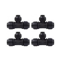 ราคา UHM สามทางลด ข้อต่อพีบี PB ระบบสวมล็อค ขนาด 20x15 มิล จำนวน 4 ตัว (YA44218)