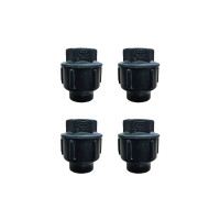 ราคา UHM ฝาอุดปลายท่อ ขนาด 15 มิล ข้อต่อพีบี PB ตรา PBP ระบบสวมล็อค แพ็ค 4 ตัว (YA44679)