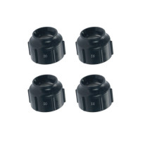 ราคา UHM ฝาแค๊ป ขนาด 20 มิล (6 หุน) ข้อต่อพีบี PB ระบบสวมล็อค แพ็ค 4 ตัว (YA44740)