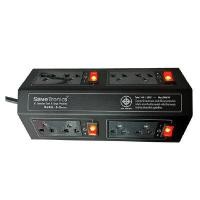 ราคา SAVE TRONICS ปลั๊กไฟป้องกันไฟกระโชก รุ่น A-8_V2 สีดำ 8 ช่อง 4 สวิตช์ สายยาว 3 เมตร (YB99802)