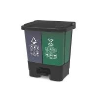 ราคา OCTOPUS ถังขยะรีไซเคิล รุ่น SGB-40 สีเขียว+สีเทา ความจุ 20+20 ลิตร (YC03335)