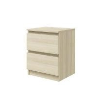 ราคา INDEX LIVING MALL ตู้ข้างเตียง 2 ลิ้นชัก รุ่นเมซอง สีเลอบาน่า โอ๊ค ขนาด 39.7 x 35 x 49 ซม. (YA29093)