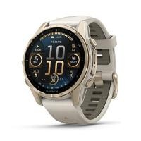 ราคา GARMIN นาฬิกาข้อมือ รุ่น FENIX 8 SAPPHIRE AMOLED สีSoft Gold ขนาด 43.0 มม. สายผ้า-ซิลิโคน (YA95096)