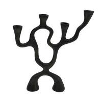 ราคา KASSA HOME เชิงเทียนอะลูมิเนียม รุ่น AEI-25604 สีดำ (YC07730)