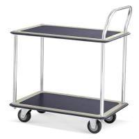 ราคา JUMBO รถเข็นพื้นเหล็ก 2 ชั้น มือจับข้างเดียว HL-120SN 220 กก. (Y010336)