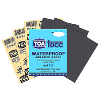 ราคา กระดาษทรายแบบขัดน้ำ TOA ทีโอเอ เบอร์ 320 จำนวน 12 แผ่น (YA06336)