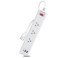 ราคา HONEYWELL ปลั๊กไฟ 3 ช่อง Surge Protector พร้อมพอร์ต Type-C และ USB 2 ช่อง รุ่น HC000038 (YB96964)