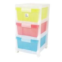 ราคา JCJ ตู้ลิ้นชักล้อเลื่อน 3 ชั้น ขนาด 31.5x40.5x61 ซม. (0001508)