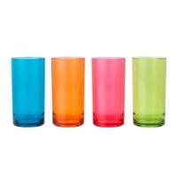ราคา BASKET ชุดแก้วน้ำ คละสี ขนาด 7.85x15.4 ซม. (4 ใบ/แพ็ค) (0001813)