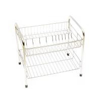 ราคา WORK ชั้นวางของพร้อมที่คว่ำจานสเตนเลส 2 ชั้น รุ่น WS12 ขนาด 31x44.5x41 ซม. (0002520)