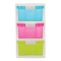 ราคา JCJ ตู้ลิ้นชักล้อเลื่อน 3 ชั้น รุ่น 2523 ขนาด 35.5x51.5x69 ซม. (0008594)