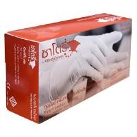 ราคา SATORY ถุงมือยางธรรมชาติทางการแพทย์ ไม่มีแป้ง รุ่น GLOVE09-M (100 ชิ้น) (9094898)