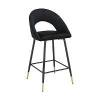 ราคา INDEX LIVING MALL เก้าอี้บาร์ รุ่นสการ์เล็ต - สีดำ (YA36678)