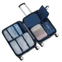 ราคา HANASO กระเป๋าจัดระเบียบ สี NAVY แพ็ค 7 ชิ้น (YC87357)