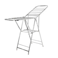 ราคา HOMEC ราวตากผ้าสแตนเลส รุ่น SILVER WHITE ขนาด 45x70x109 ซม. (YC88286)