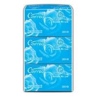 ราคา CORRECT กระดาษเช็ดมือชนิดแผ่น หนา 2 ชั้น จำนวน 250 แผ่น (0002589)