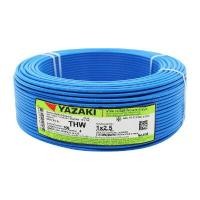 ราคา สายไฟ YAZAKI รุ่น 60227IEC01THW1x2.5BL ขนาด 100 เมตร. สีน้ำเงิน (Y069917)