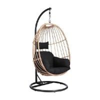 ราคา INDEX LIVING MALL ชิงช้าหวายเทียม รุ่นคาคูน - สีดำ (YA26683)