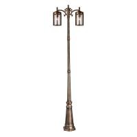 ราคา โคมไฟเสาสูง 2xE27 LUZINO รุ่น 0372-PL-2 (BG) ขนาด 22.8 (Y020479)