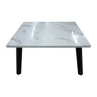 ราคา โต๊ะพับญี่ปุ่นลายหินอ่อน KASSA ขนาด 60 x 60 ซม. สีขาว (Y021902)
