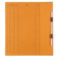 ราคา BAIPO แฟ้มเจาะสันพับ รุ่น 403 ขนาด A4 ลิ้นพลาสติก สีส้ม (6110127)