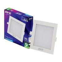 ราคา โคมดาวน์ไลท์หน้าเหลี่ยม 4 นิ้ว LED 9W Daylight EVE LIGHTING รุ่น SQ Panel Light 9W DL สีขาว (Y039437)